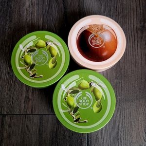 The Body Shop Body Butter Bundle of 3 | Olive x2 | Karite Beurre Corporel | NWT